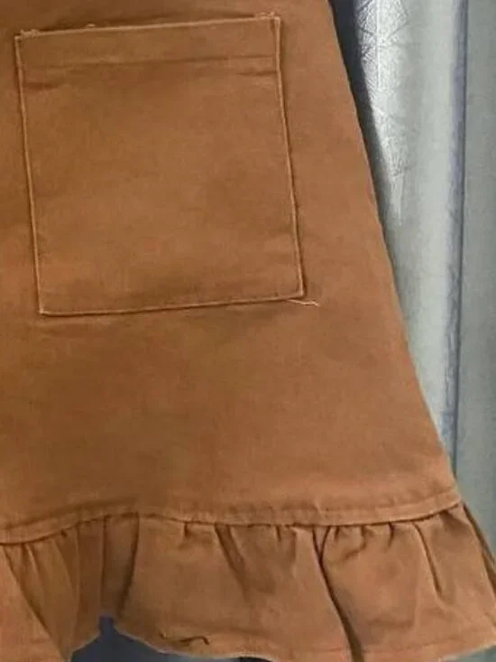 Brown Mini Skirt - Picture 3 of 3